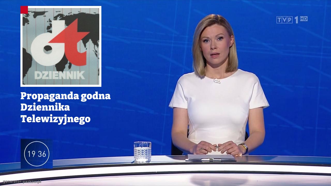 Propaganda godna Dziennika Telewizyjnego