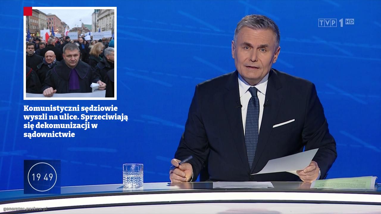 Komunistyczni sędziowie wyszli na ulice. Sprzeciwiają się dekomunizacji w sądownictwie