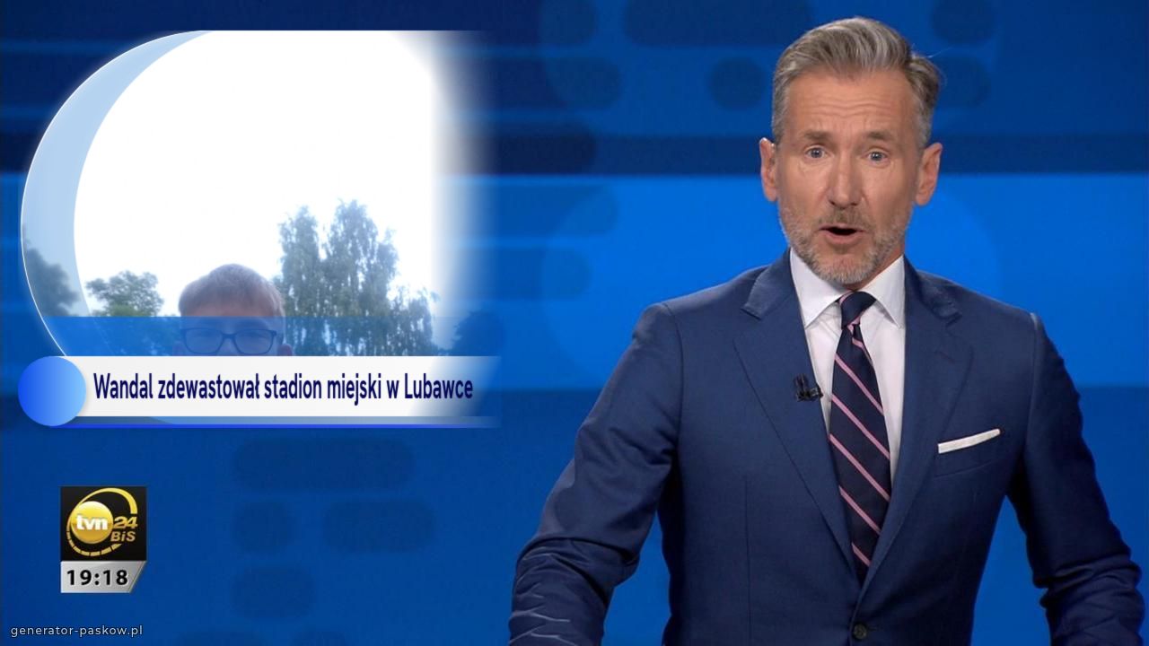 Wandal zdewastował stadion miejski w Lubawce 
