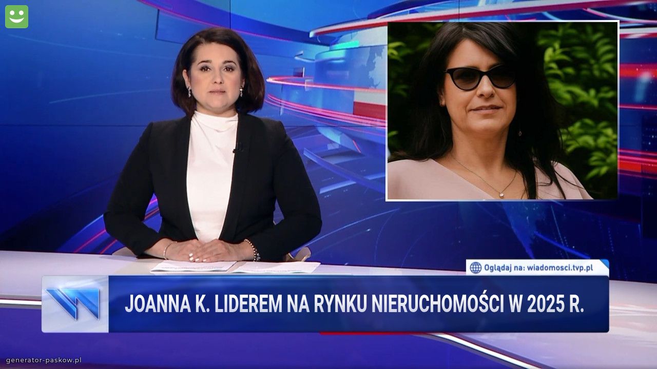 JOANNA K. LIDEREM NA RYNKU NIERUCHOMOŚCI W 2025 R.