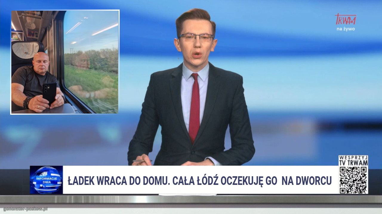 Ładek wraca do domu. Cała łódź oczekuję go  na dworcu 