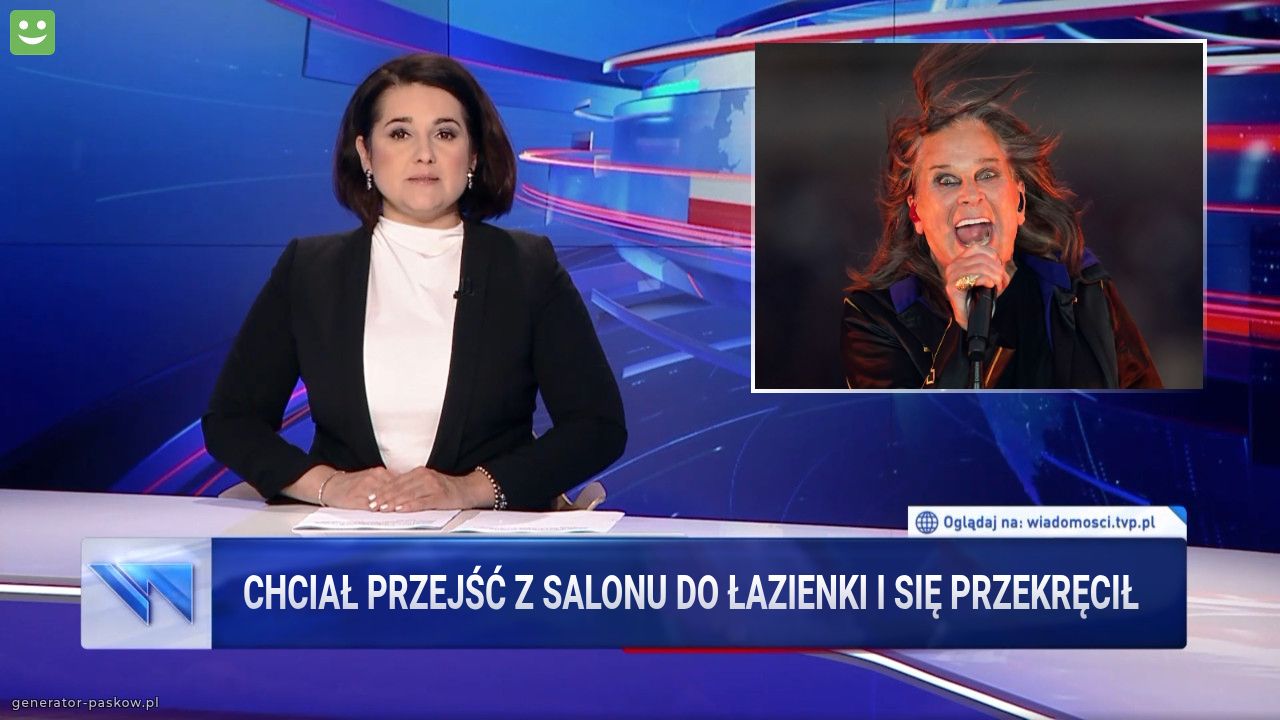 CHCIAŁ PRZEJŚĆ Z SALONU DO ŁAZIENKI I SIĘ PRZEKRĘCIŁ