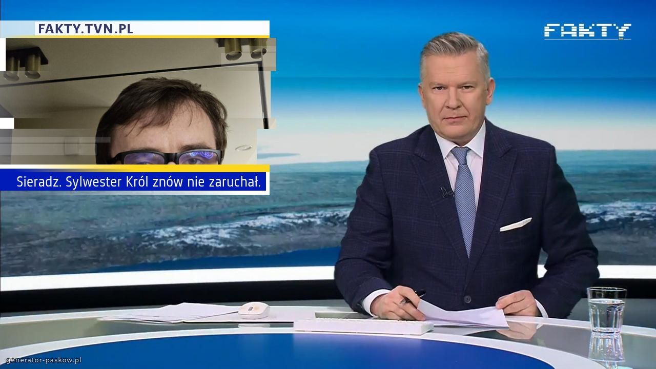Sieradz. Sylwester Król znów nie zaruchał.