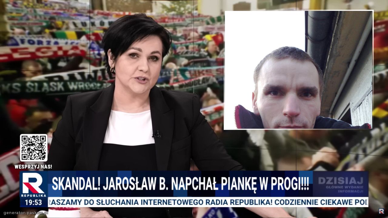 Skandal! Jarosław B. Napchał piankę w progi!!!