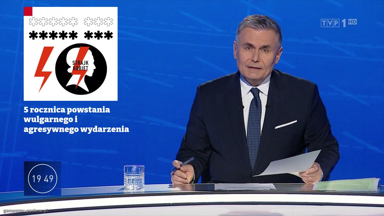5 rocznica powstania wulgarnego i agresywnego wydarzenia