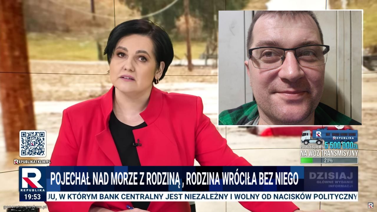 Pojechał nad morze z rodziną , rodzina wróciła bez niego 