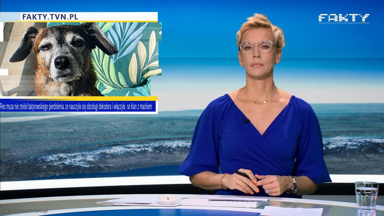 Pies muza nie zniósł batyrowskiego pierdolenia, ze nauczyła się obssługi dekodera i włączyła  se klan z mackiem 
