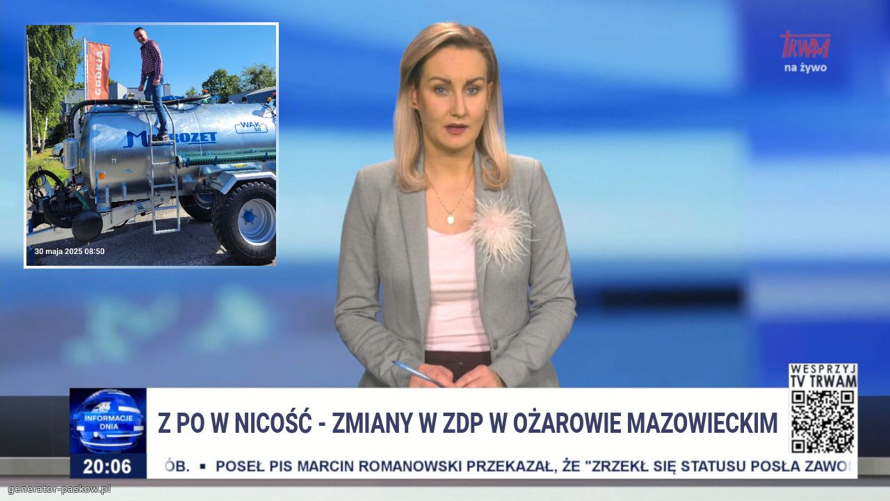 Z PO W NICOŚĆ - ZMIANY W ZDP W OŻAROWIE mAZOWIECKIM