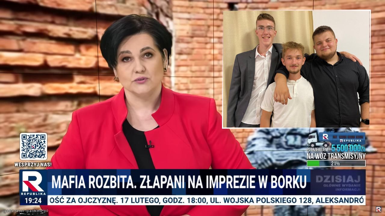 Mafia rozbita. złapani na imprezie w borku