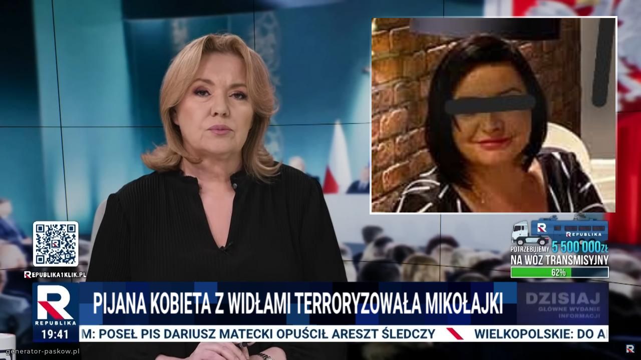   Pijana kobieta z widłami terroryzowała mikołajki  