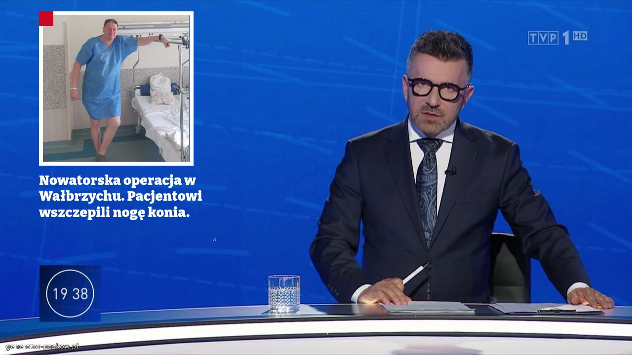 Nowatorska operacja w Wałbrzychu. Pacjentowi wszczepili nogę konia.