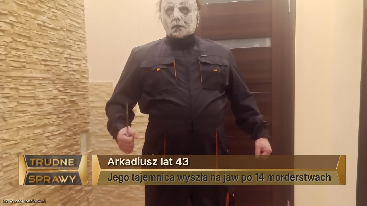 Arkadiusz lat 43
Jego tajemnica wyszła na jaw po 14 morderstwach