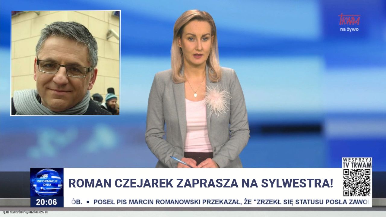 Roman czejarek zaprasza na sylwestra!