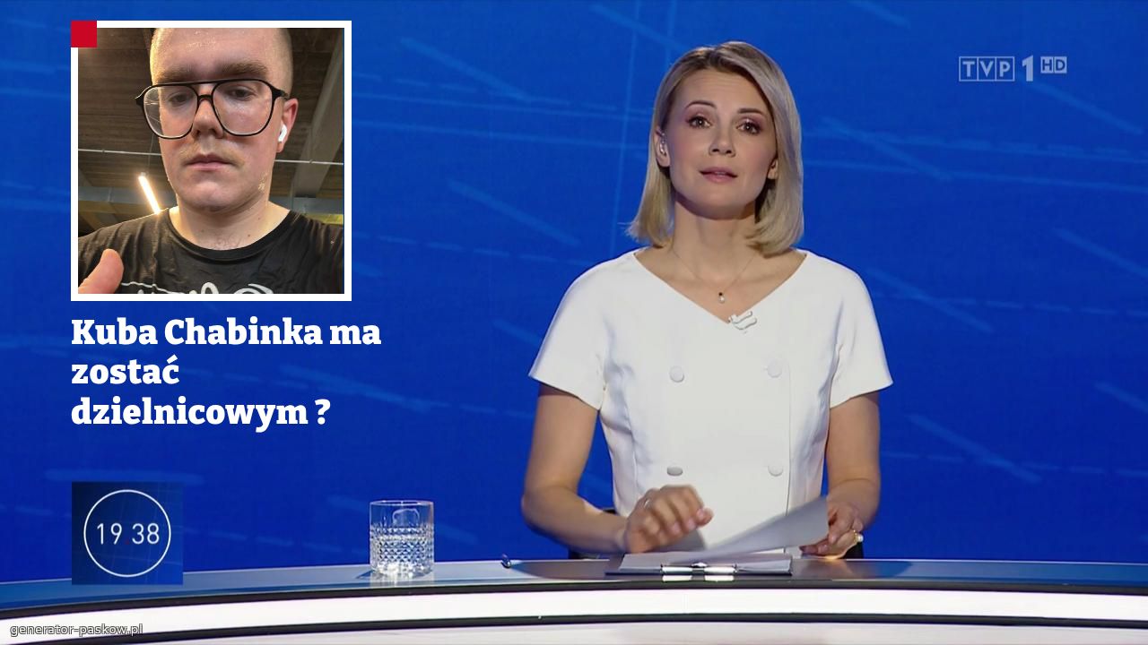 Kuba Chabinka ma zostać dzielnicowym ? 