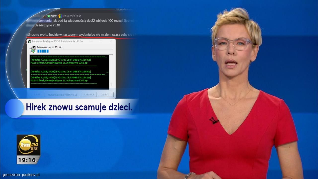 Hirek znowu scamuje dzieci.