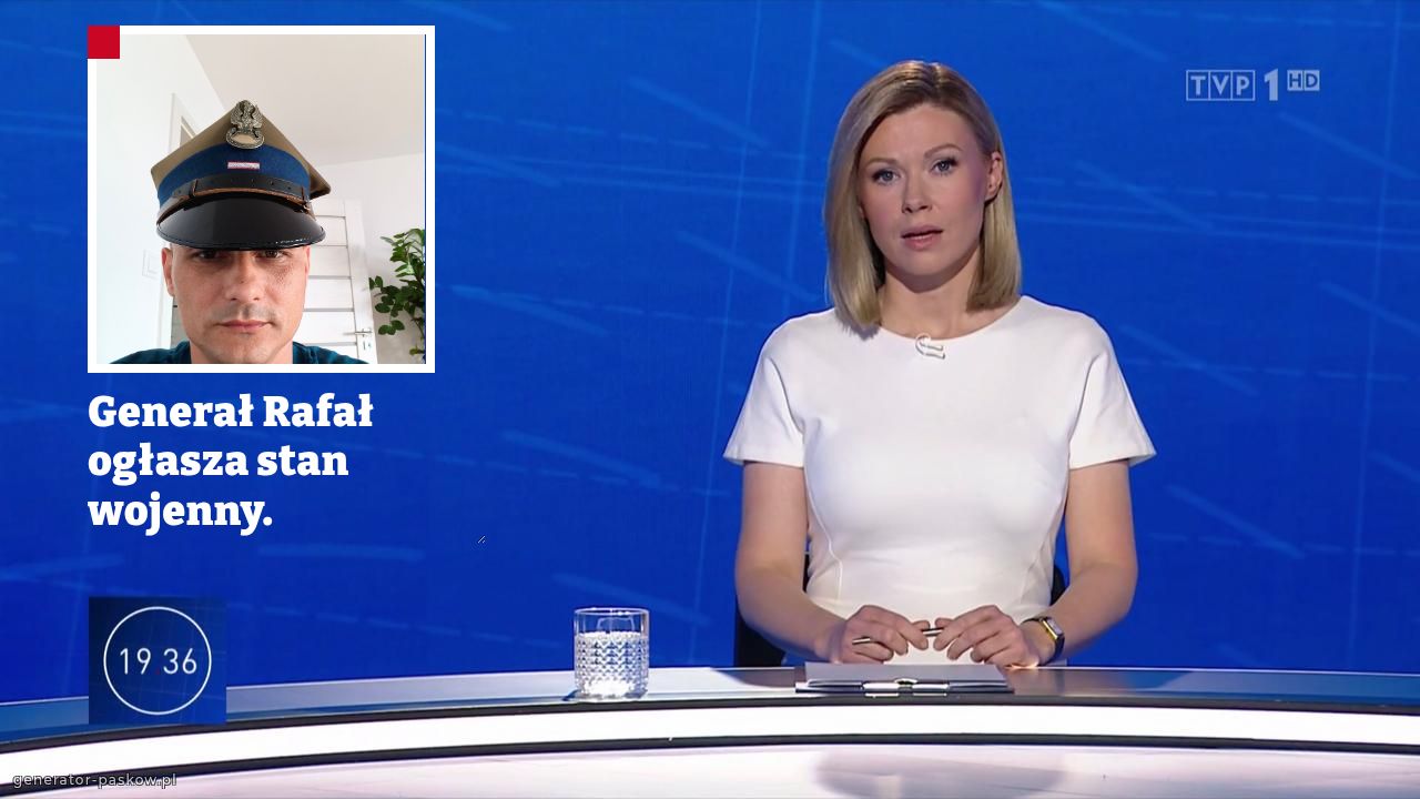 Generał Rafał ogłasza stan wojenny.