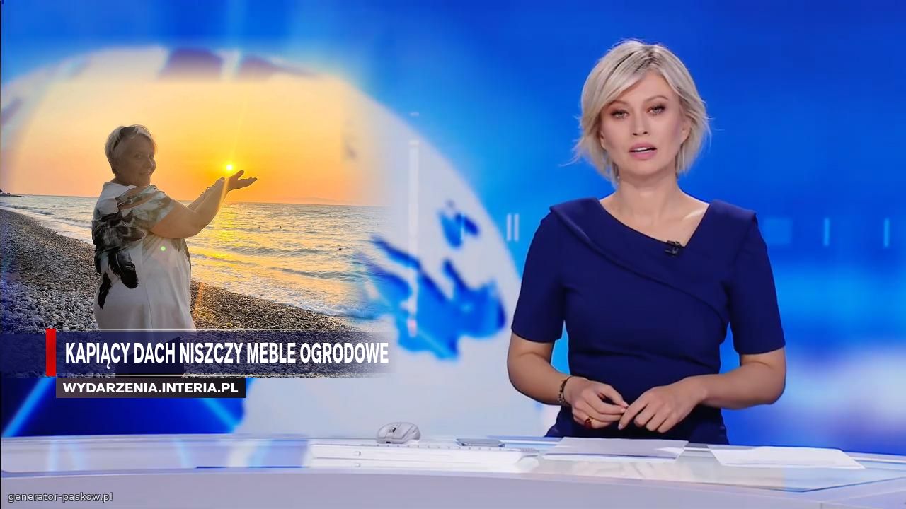 Kapiący dach niszczy meble ogrodowe
