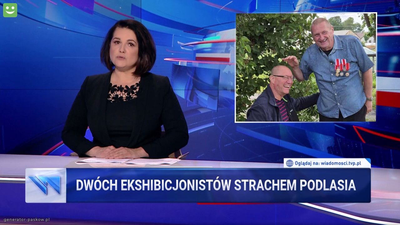 Dwóch ekshibicjonistów strachem Podlasia