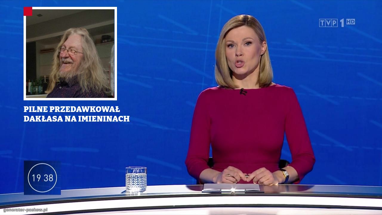 PILNE PRZEDAWKOWAŁ DAKŁASA NA IMIENINACH