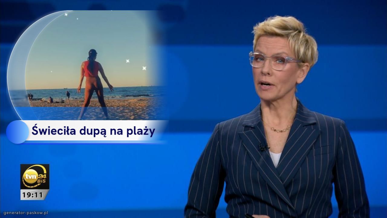 Świeciła dupą na plaży