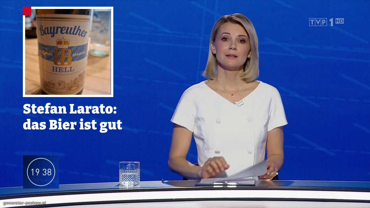 Stefan Larato: das Bier ist gut 