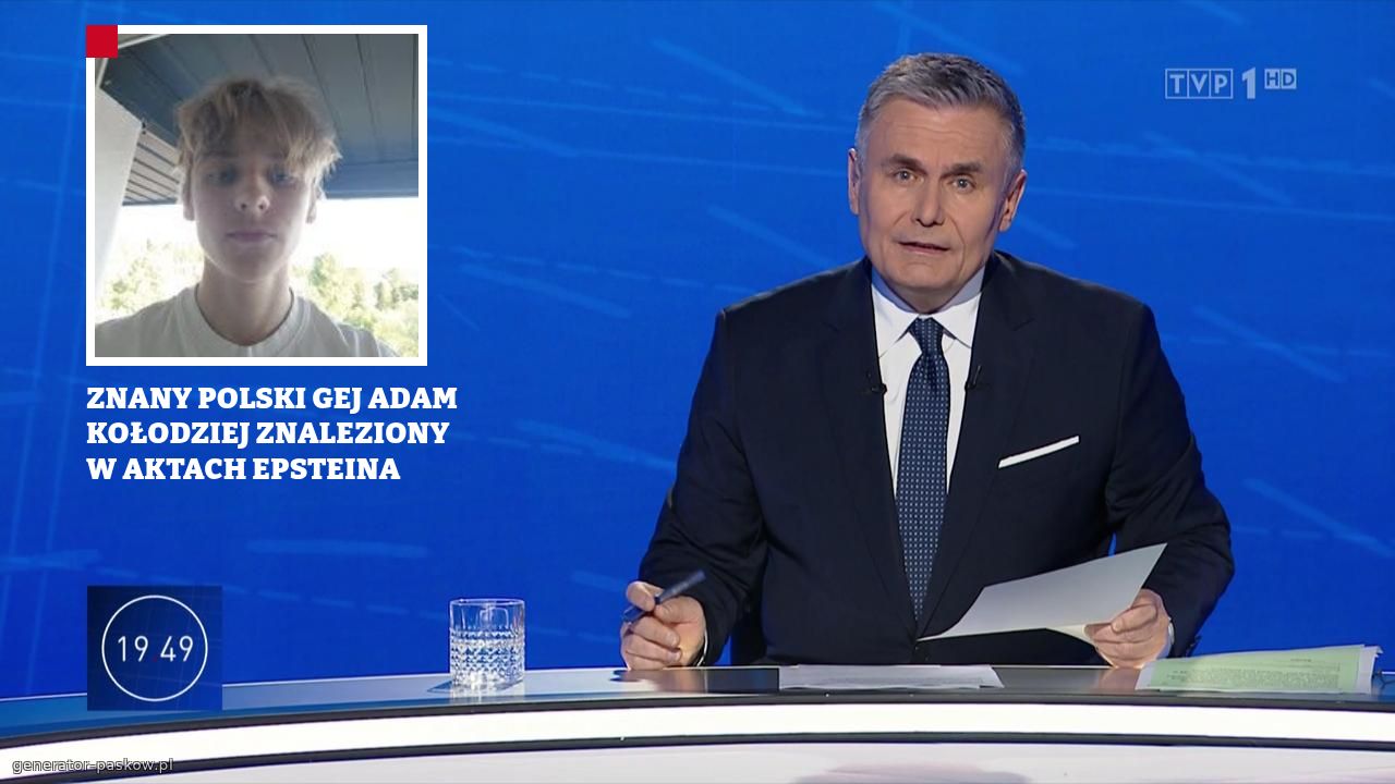ZNANY POLSKI GEJ ADAM KOŁODZIEJ ZNALEZIONY W AKTACH EPSTEINA