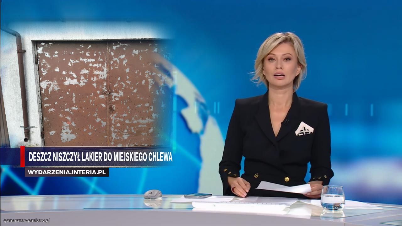 Deszcz niszczył lakier do miejskiego chlewa