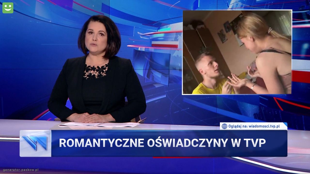 Romantyczne oświadczyny w tvp