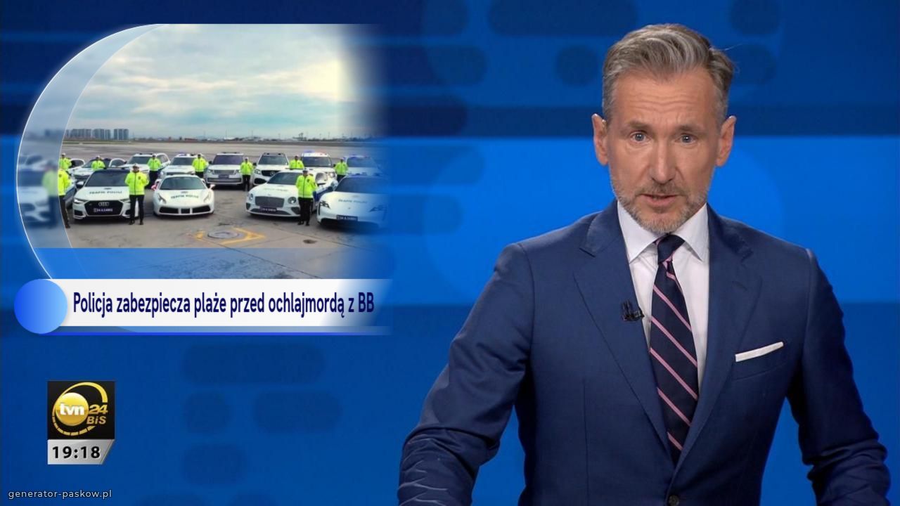 Policja zabezpiecza plaże przed ochlajmordą z BB