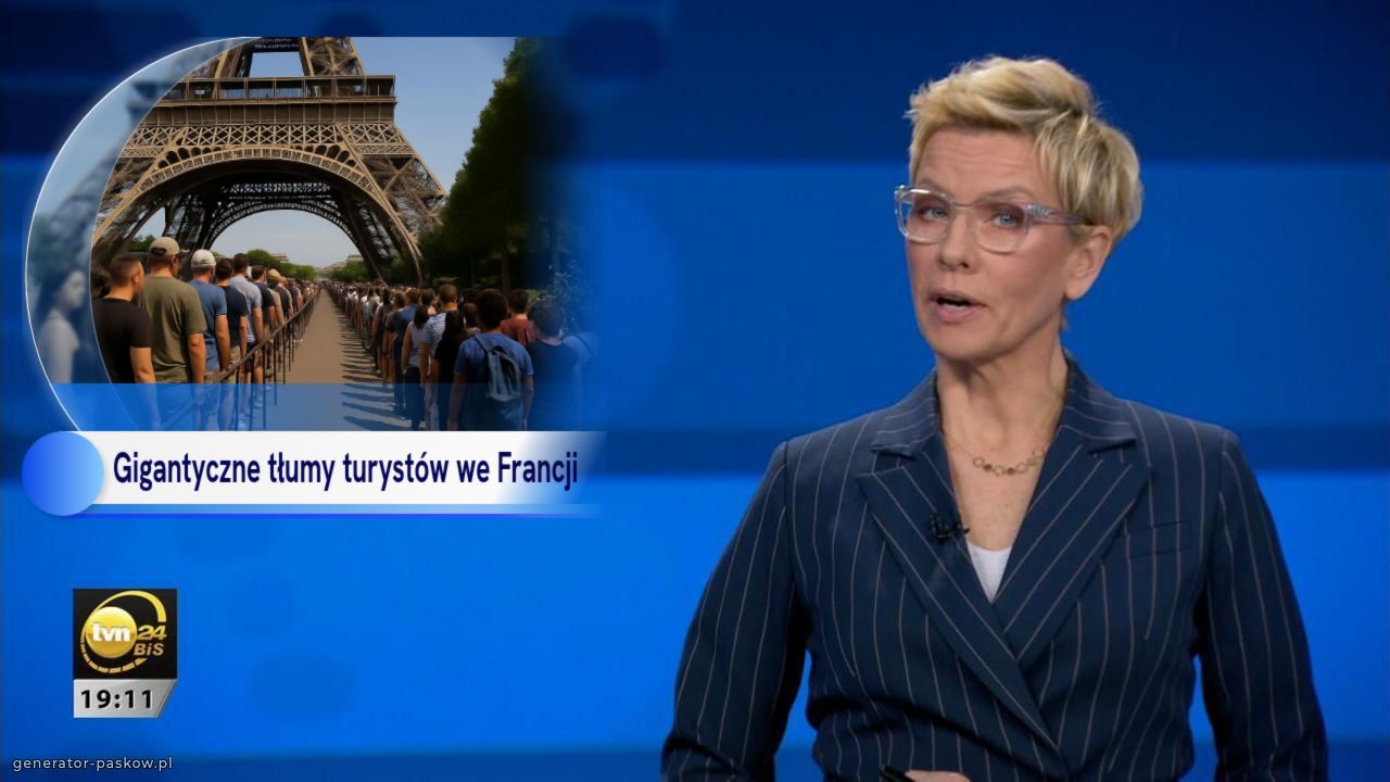 Gigantyczne tłumy turystów we Francji