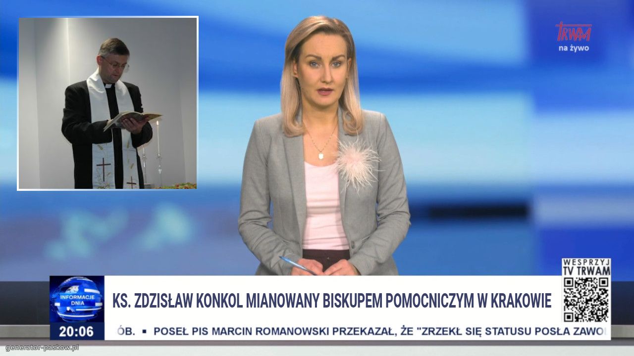 Ks. Zdzisław Konkol mianowany biskupem pomocniczym w Krakowie 