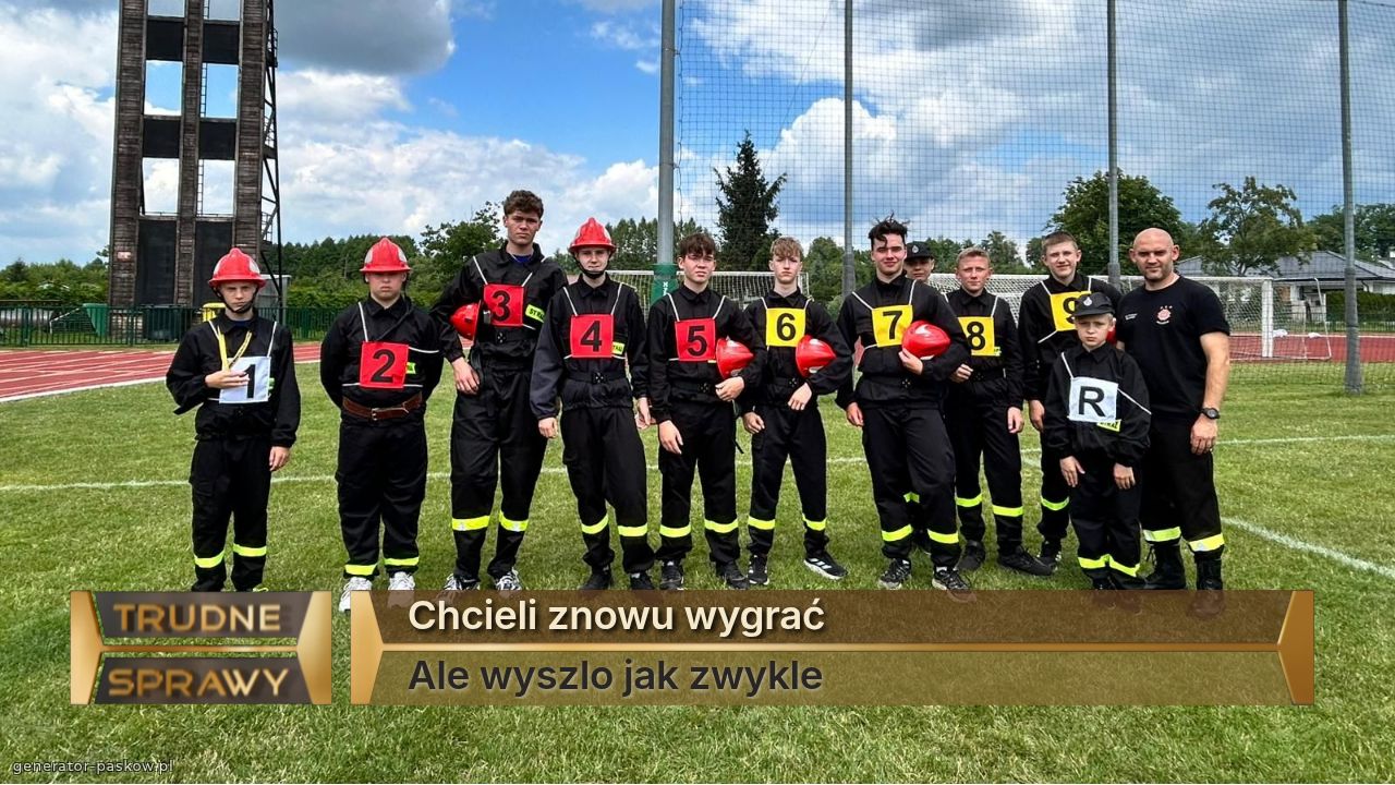 Chcieli znowu wygrać
Ale wyszlo jak zwykle