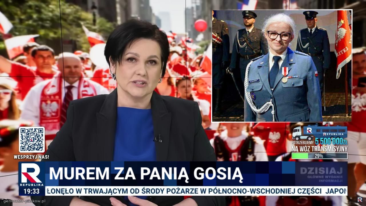 Murem za panią Gosią