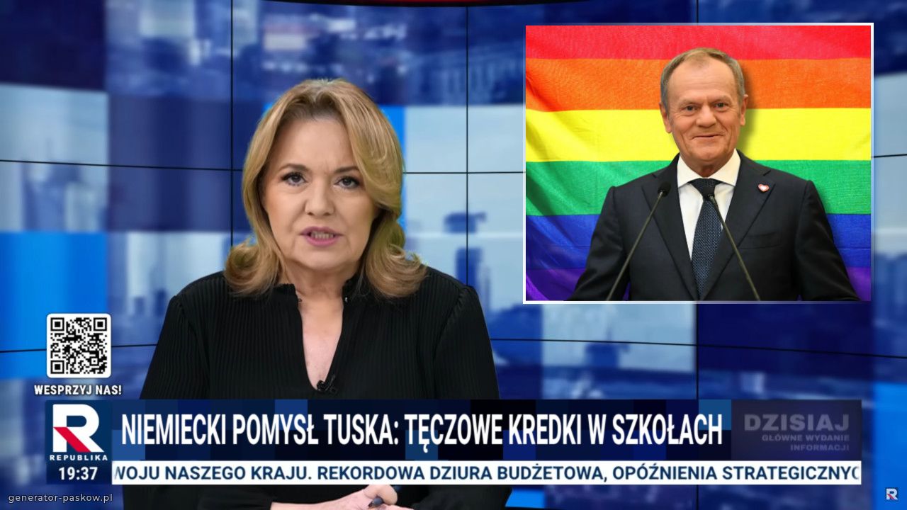 NIEMIECKI POMYSŁ tuska: TĘCZOWE KREDKI W SZKOŁACH