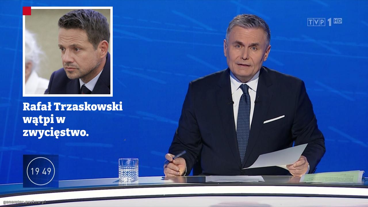 Rafał Trzaskowski wątpi w zwycięstwo. 