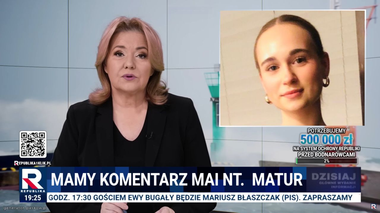 Mamy komentarz mai nt.  matur