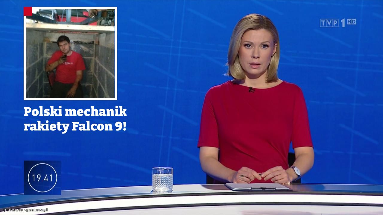 Polski mechanik rakiety Falcon 9!