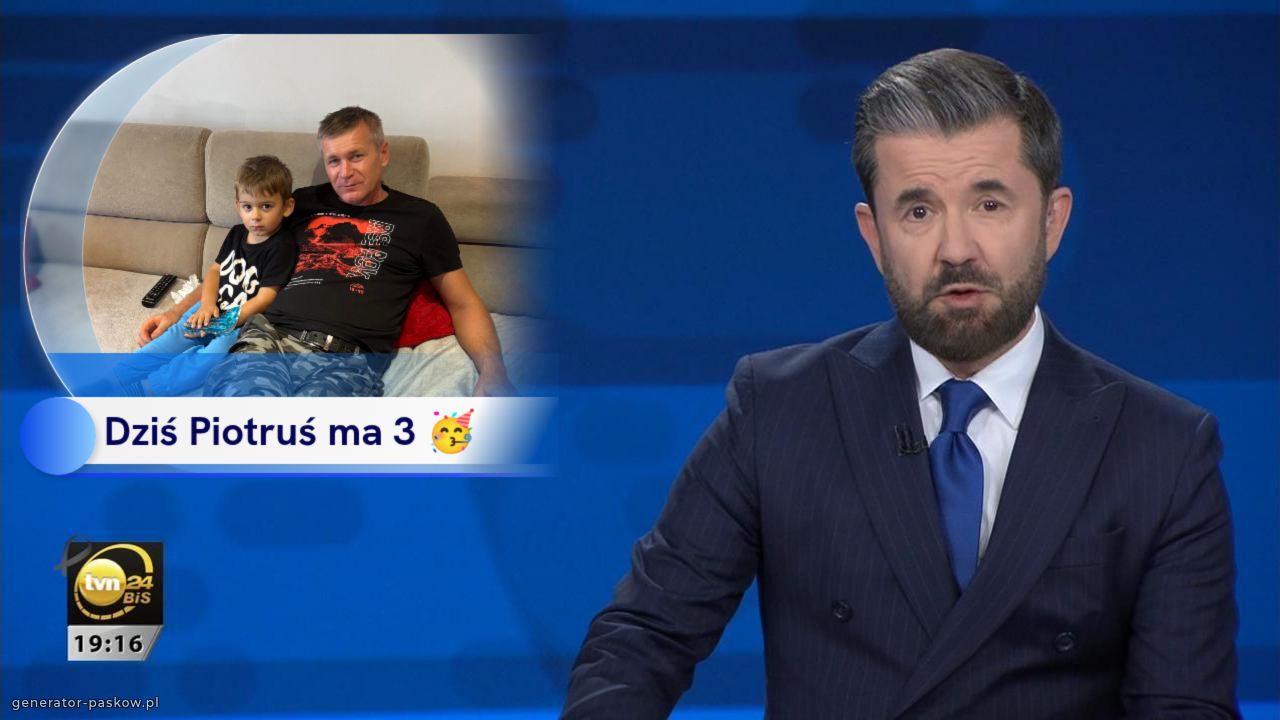 Dziś Piotruś ma 3 🥳 