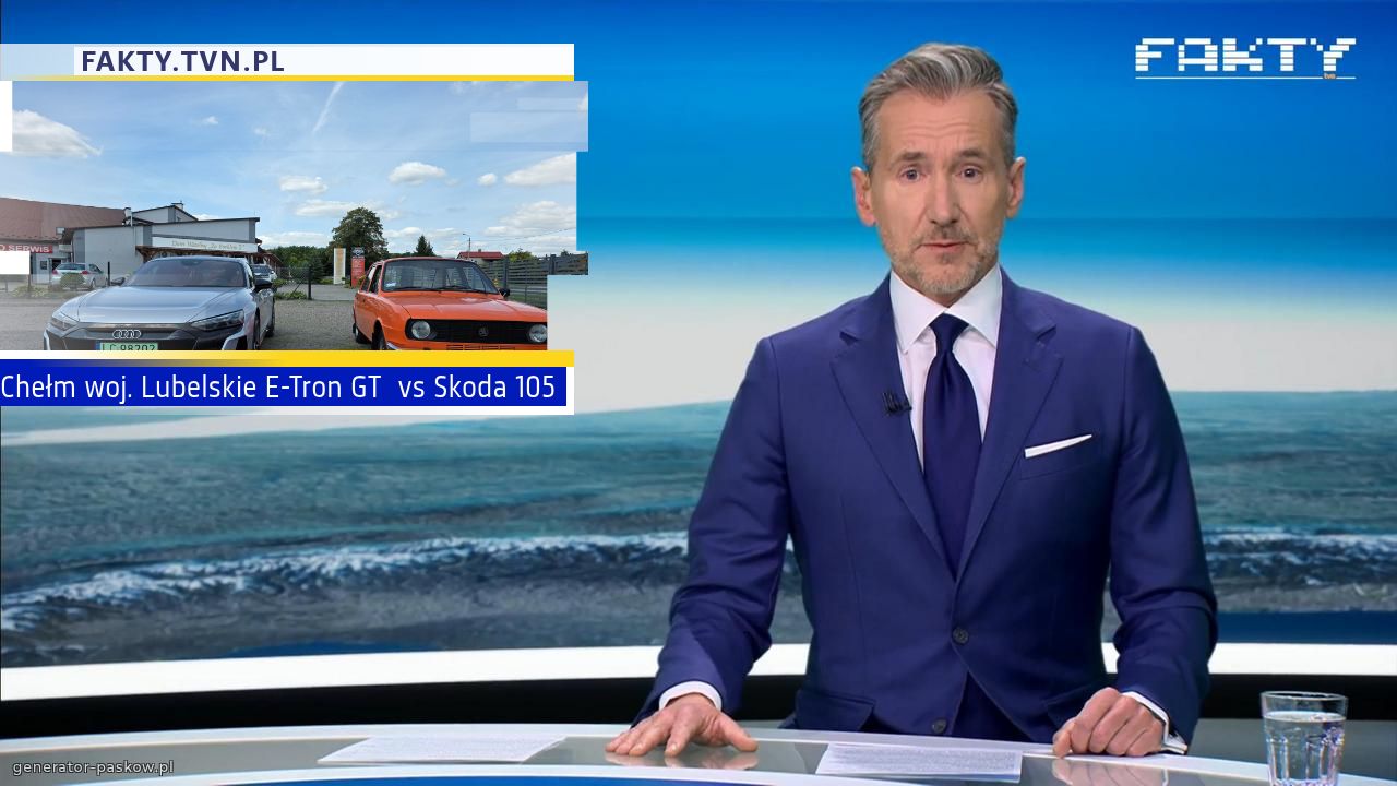 Chełm woj. Lubelskie E-Tron GT  vs Skoda 105