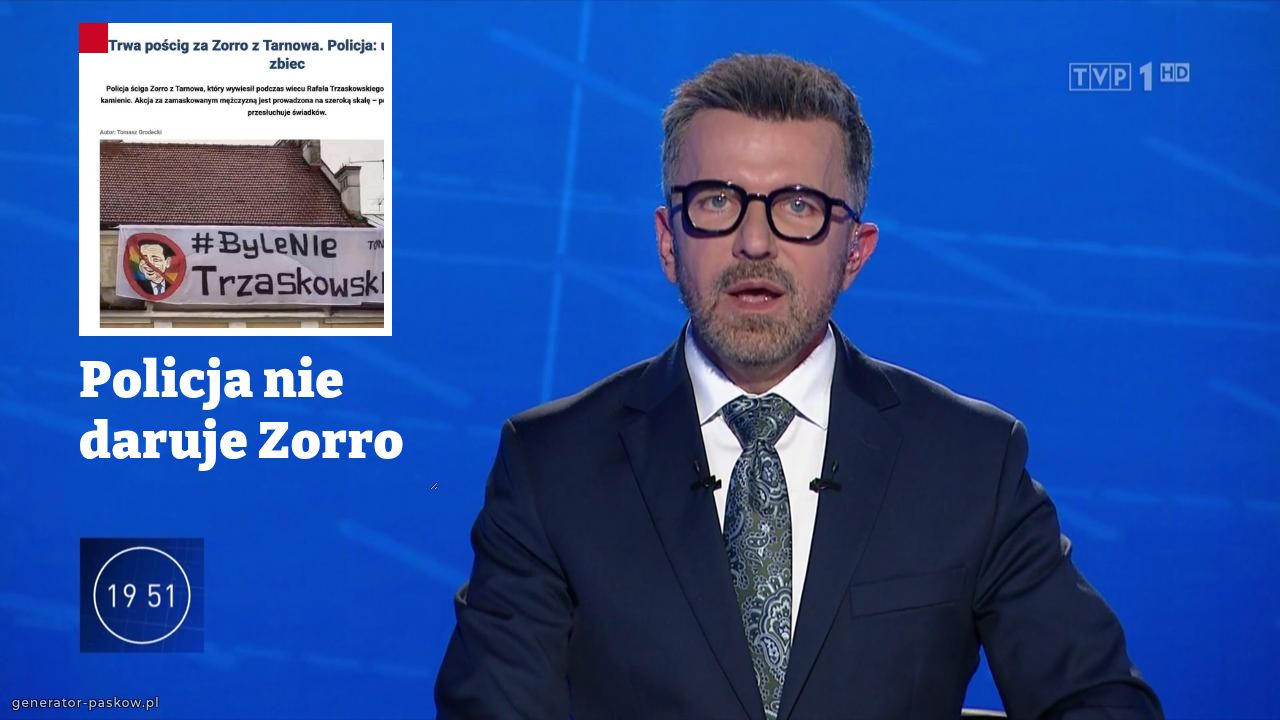 Policja nie daruje Zorro