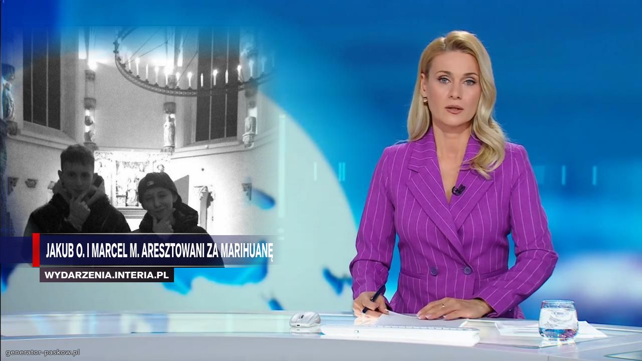 Jakub O. i Marcel M. aresztowani za marihuanę 