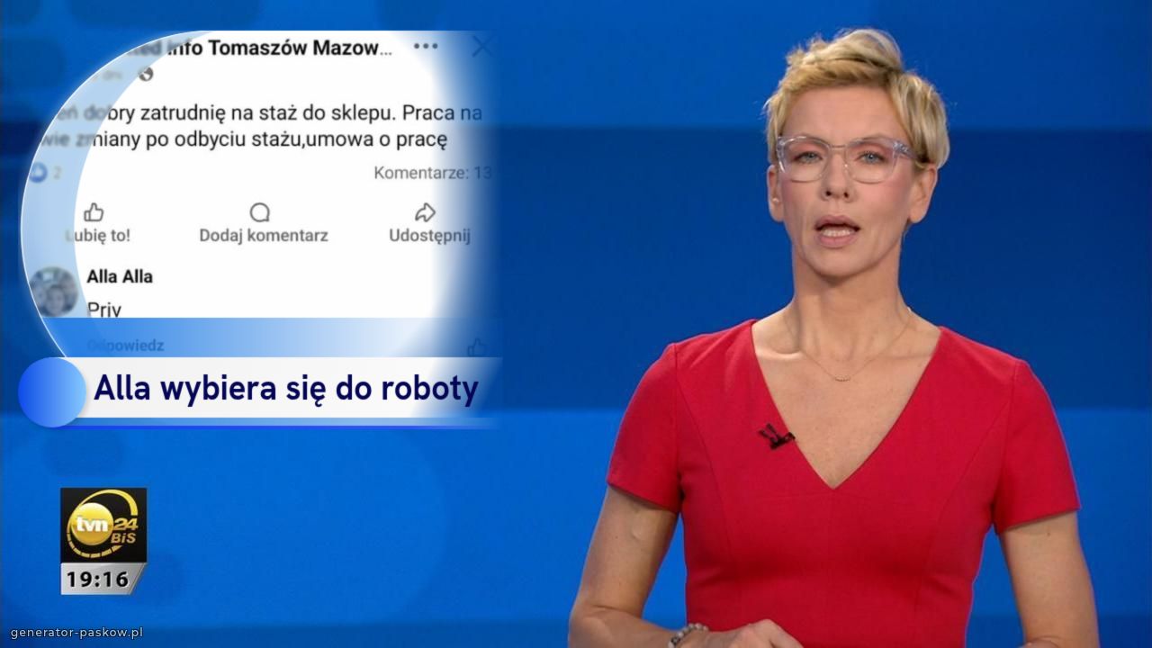 Alla wybiera się do roboty