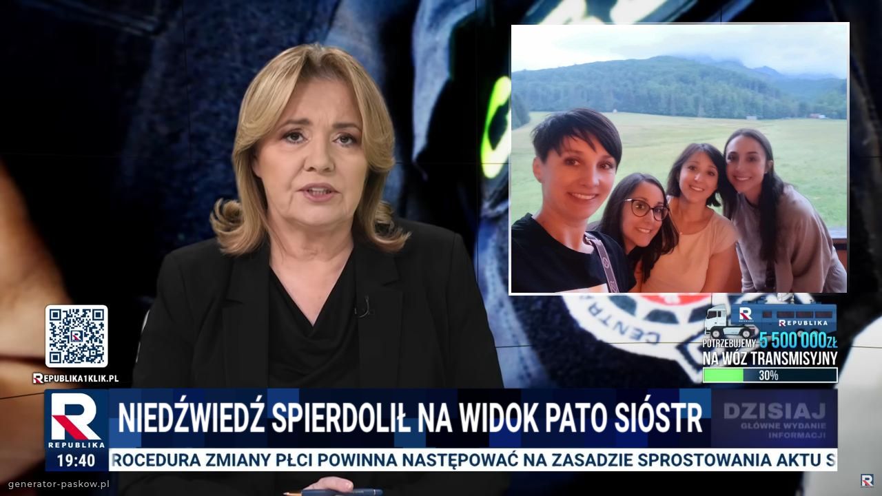 Niedźwiedź spierdolił na widok Pato Sióstr