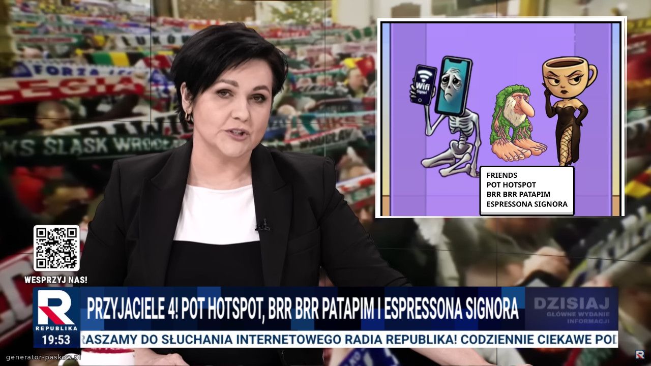 Przyjaciele 4! Pot Hotspot, Brr Brr Patapim i Espressona Signora