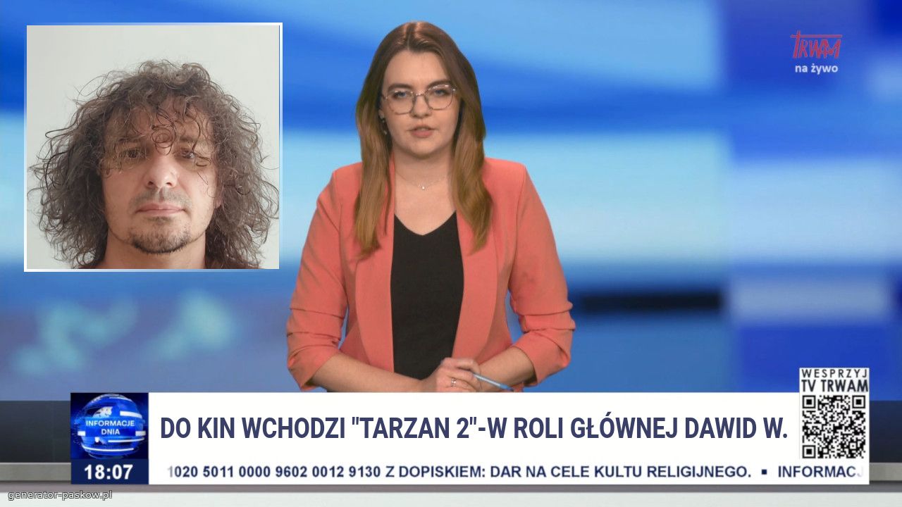 Do kin wchodzi "Tarzan 2"-w roli głównej Dawid w.