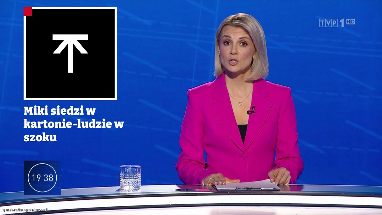 Miki siedzi w kartonie-ludzie w szoku