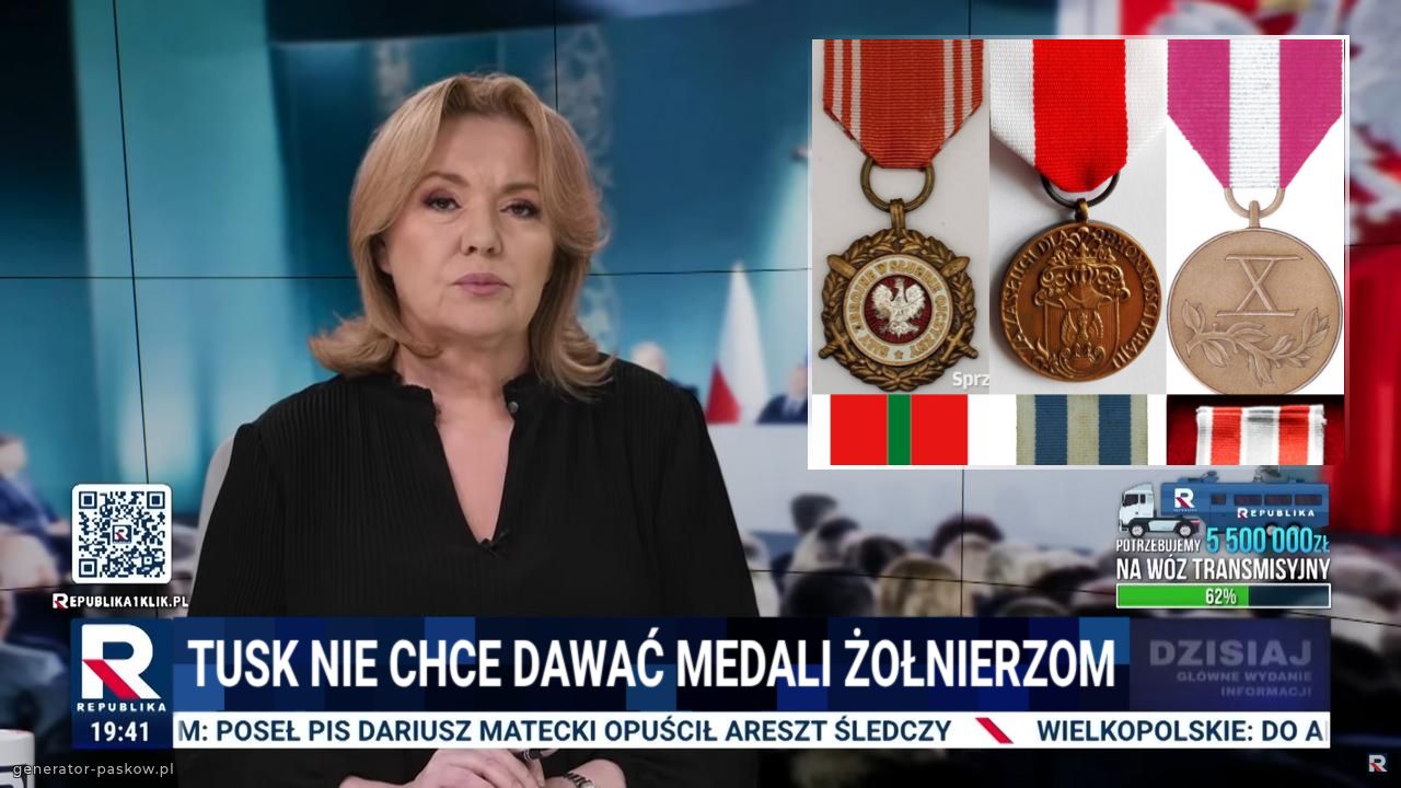 Tusk nie chce dawać medali żołnierzom