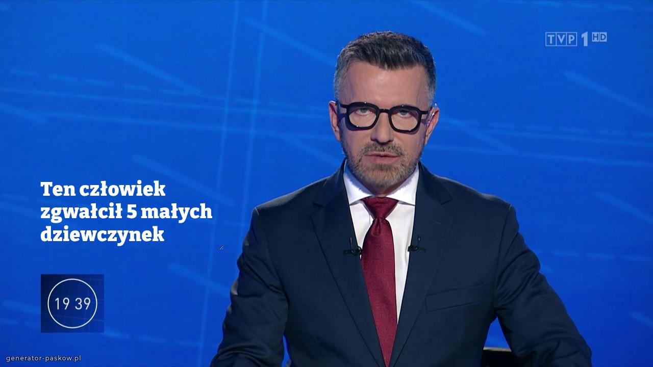 Ten człowiek zgwałcił 5 małych dziewczynek 