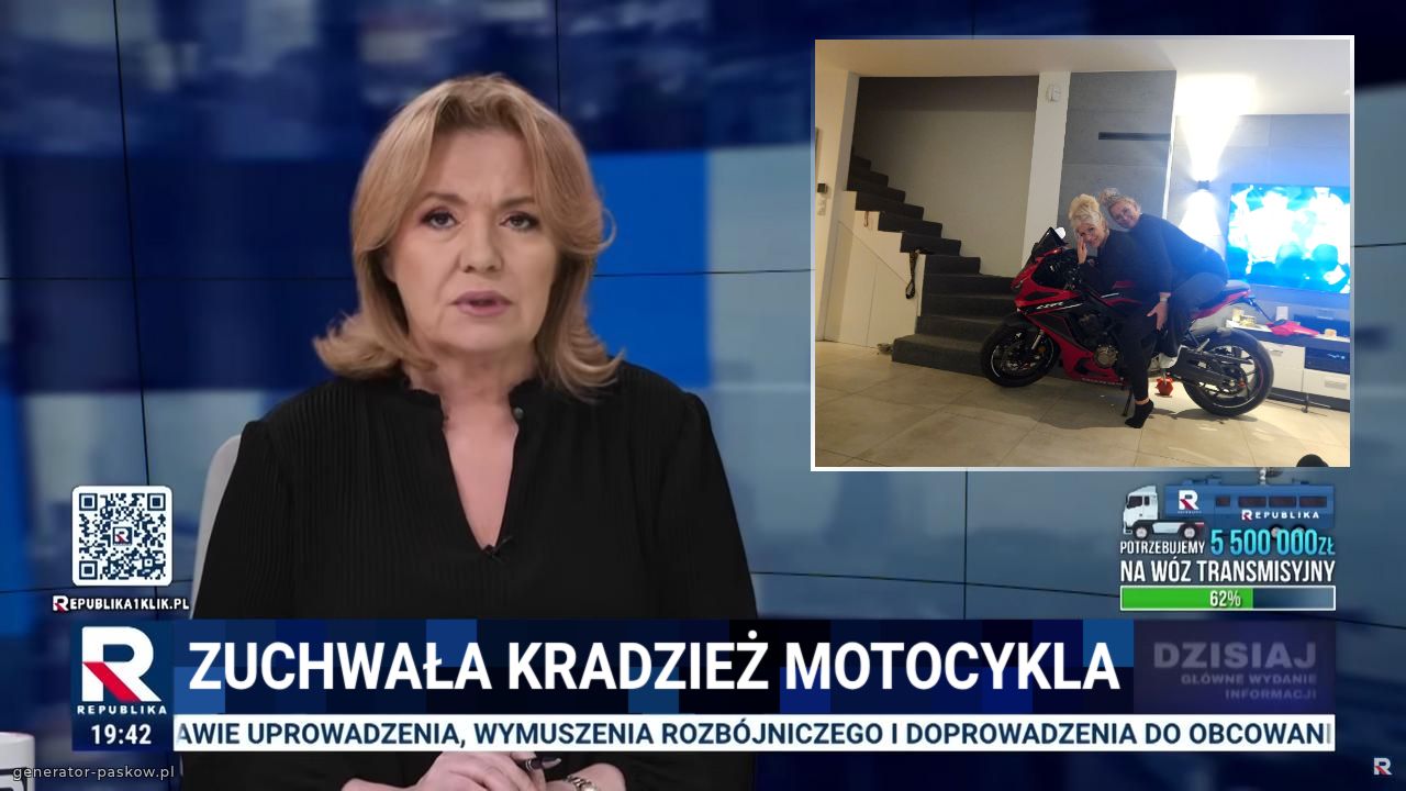 Zuchwała kradzież motocykla