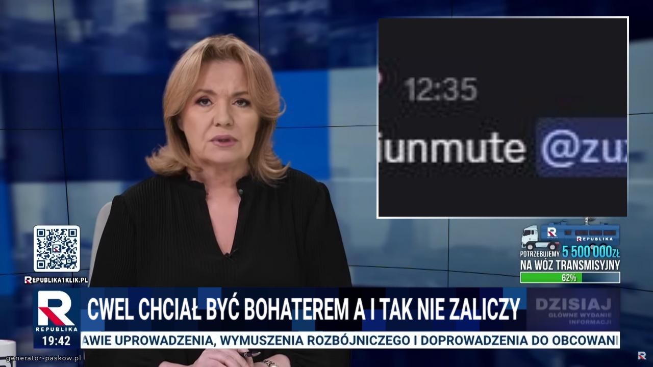 CWEL CHCIAŁ BYĆ BOHATEREM A I TAK NIE ZALICZY